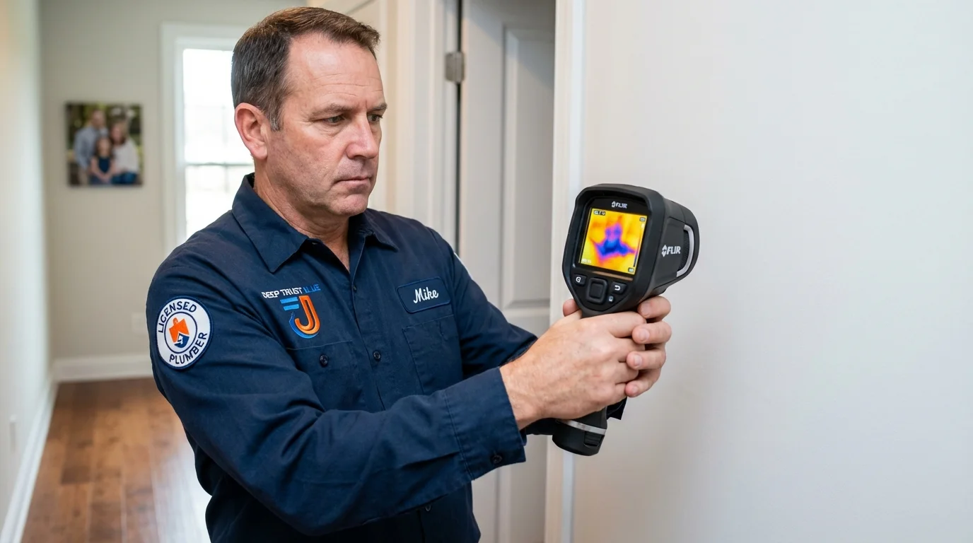 Thermal imaging leak detection by Johns Plumbing LLC in Hummelstown